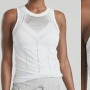 GUC Athleta XL White Oxygen Mesh Tank